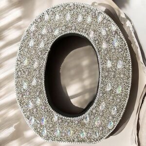 NEW Bombay Monogram Letter “O” Jeweled Decorative Piece